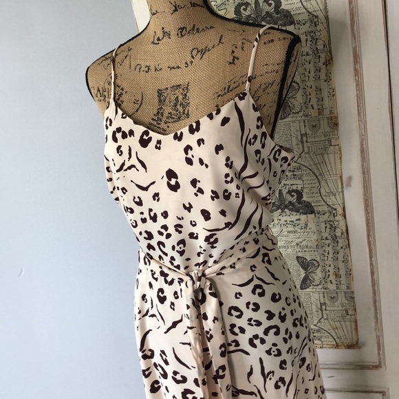 Nine West Belted Slip Dress Sz L NWT - Picture 6 of 16